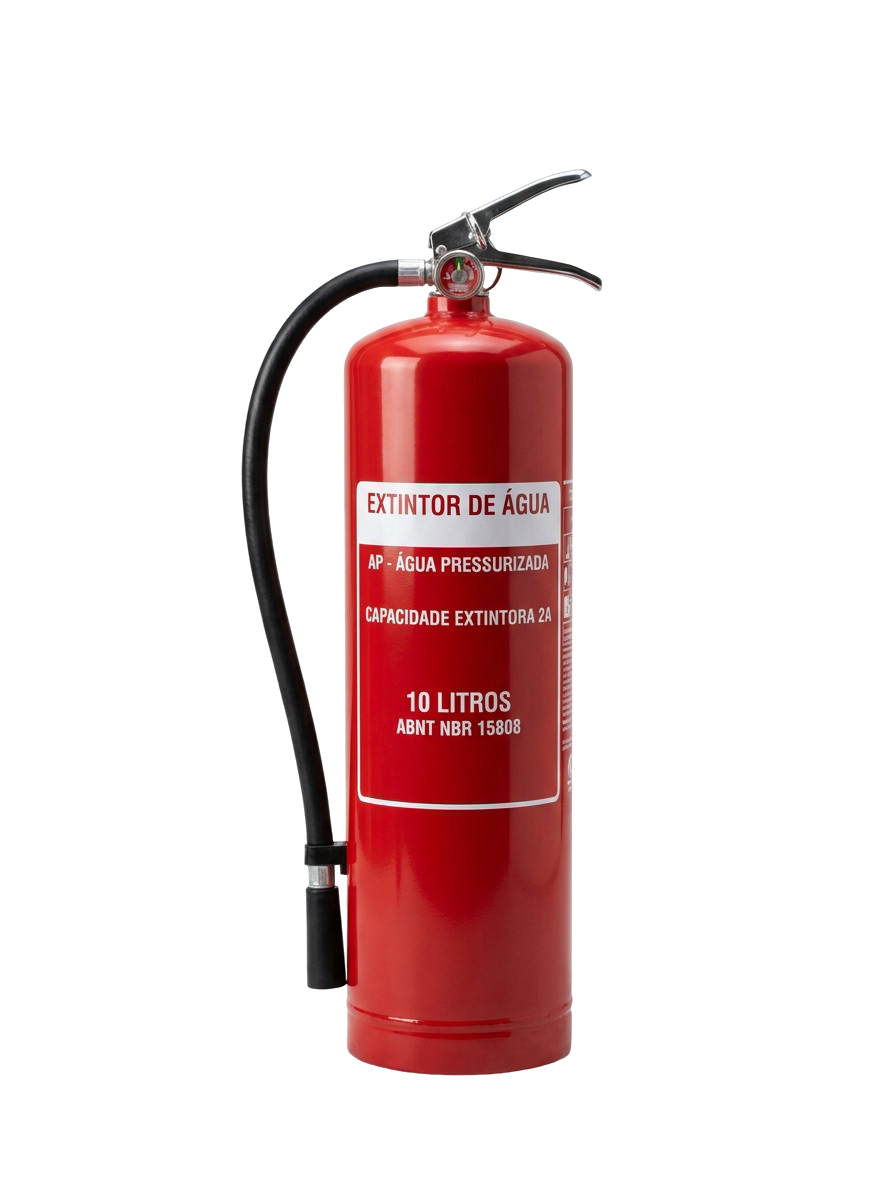 Extintor de água pressurizada 10 litros
